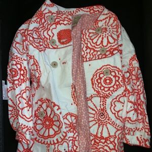 Beautiful jacket with floral pattern